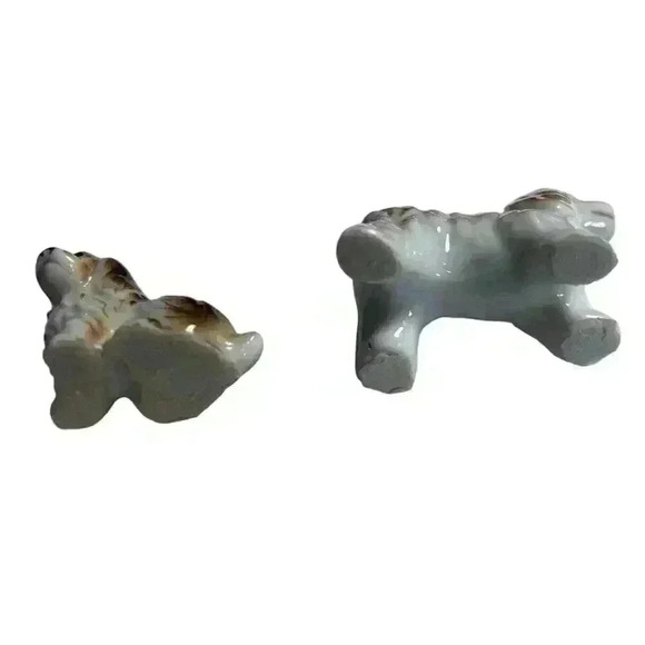 Vintage Miniature Cocker Spaniel Porcelain Figurines - Picture 6 of 10